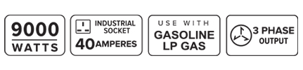 Gasoline / LPG Generator-icons