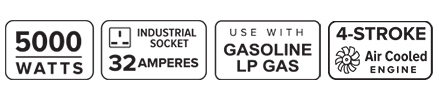 Gasoline / LPG Generator-icons