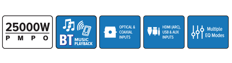 HOME THEATER SPEAKER SYSTEM-icons