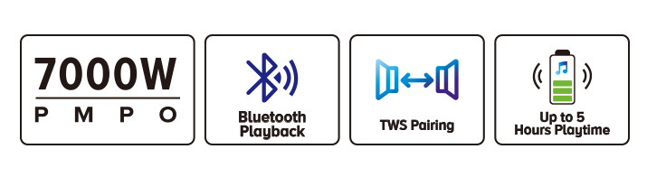 Portable Speaker System-icons