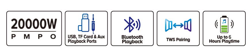 Portable Speaker System-icons